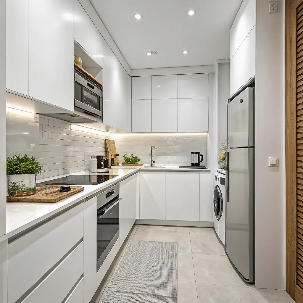 Cocina Blanco Mate Compacta