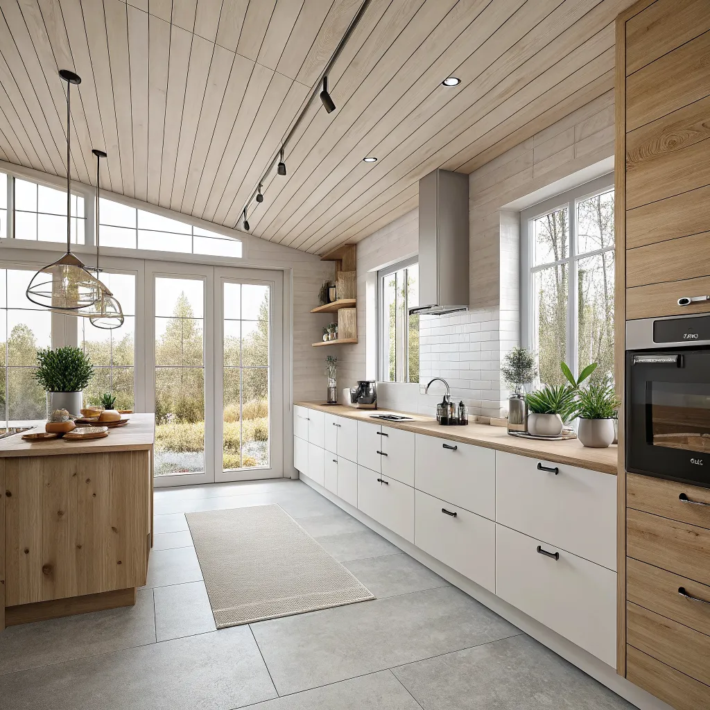 Cocina escandinava diseñada por XELANVEX